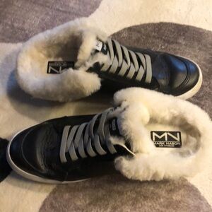 Mark Nason slip on sheep skin womens shoes size 8.5
